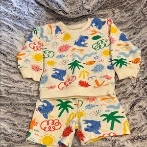 Old Navy Kids Matching Set - Multicolor Print